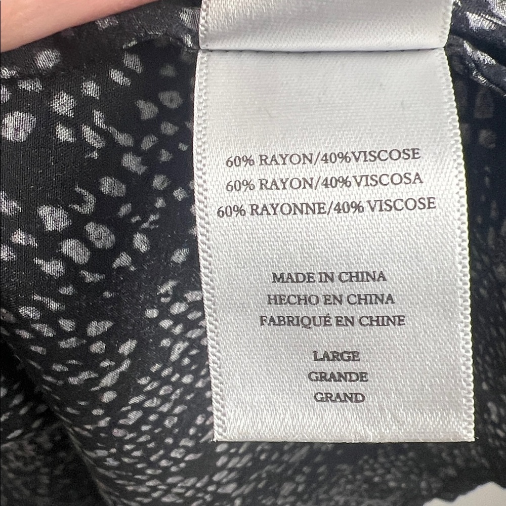 NEW Rails Size Large Inez Slate Python Smocked Wa… - image 15